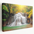 Large canvas print of a Kentucky landscape in muted earth tones, suited for kitchen wall art.