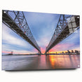 Acrylic print of a New Orleans street scene in muted colors, suitable for bedroom or dining room decor.