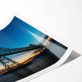 Extra large wall art featuring line art flowers in black and white, rolled print, suitable for large living room decor.