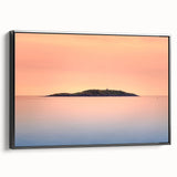 Black and white landscape art painting of Maine scenery on framed canvas, suitable for bedroom decor.