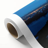 Art deco poster of New Jersey scenery in soft pastel shades on rolled canvas, ideal for nursery wall art.