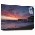 Acrylic print of Outer Banks scenery with vibrant blue and sandy tones, suited for dining room decor.
