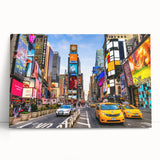 Black and white large art of Manhattan skyline on stretched canvas, ideal for kitchen wall art or bedroom decor.