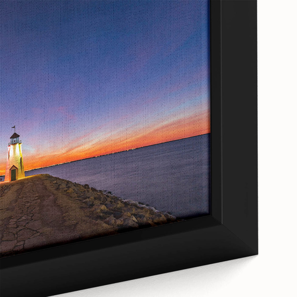 Framed canvas depicting a textured Oklahoma scenery in black with colorful accents, ideal for living room decor.