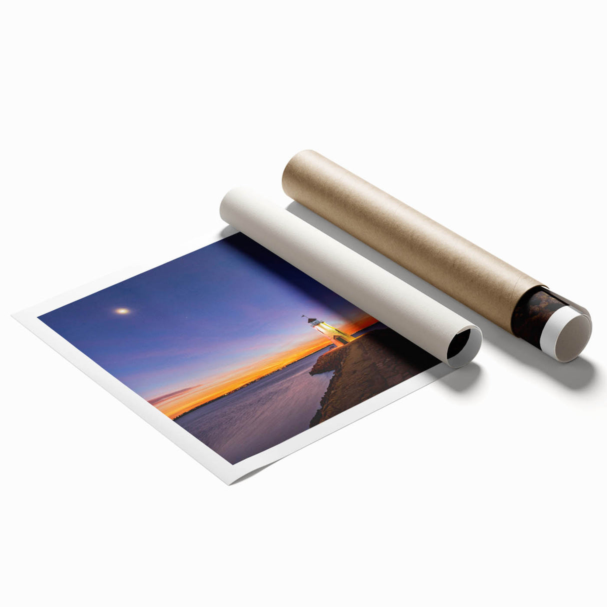 Extra large rolled print of Oklahoma scenery with vibrant floral elements, ideal for classy bathroom wall art.