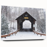 Acrylic print of a Vermont landscape in soft earth tones, ideal for bedroom or dining room art.