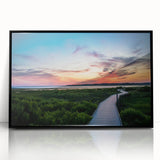 Large abstract wall art depicting Virginia scenery in muted earth tones on a framed acrylic.