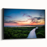 Black and white landscape art painting of Virginia scenery on framed canvas, ideal for bedroom wall decor.