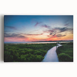 Black and white stretched canvas of Virginia scenery, ideal for kitchen wall art.