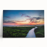 Black and white image of Virginia scenery on a large stretched canvas, ideal for kitchen wall art.