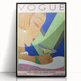 Vogue Illustration Print - 1928 Spring Fashion Art with Butterfly
