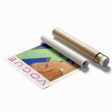 Vogue Illustration Print - 1928 Spring Fashion Art with Butterfly