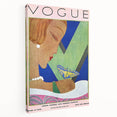 Vogue Illustration Print - 1928 Spring Fashion Art with Butterfly