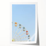 Extra large rolled canvas print featuring a floral design in pastel shades, ideal for dining room or bathroom walls.