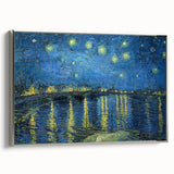 Landscape art painting of a colorful pastoral scene on a framed canvas, featuring a vintage poster style.