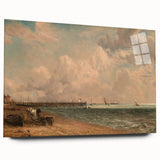Romantic Era Art: "Yarmouth Jetty" (1822) by John Constable