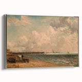 Romantic Era Art: "Yarmouth Jetty" (1822) by John Constable
