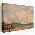Romantic Era Art: "Yarmouth Jetty" (1822) by John Constable