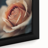 Framed canvas wall art featuring vibrant abstract floral designs in shades of pink, blue, and green, showcasing intricate details and textures for a modern decor accent.