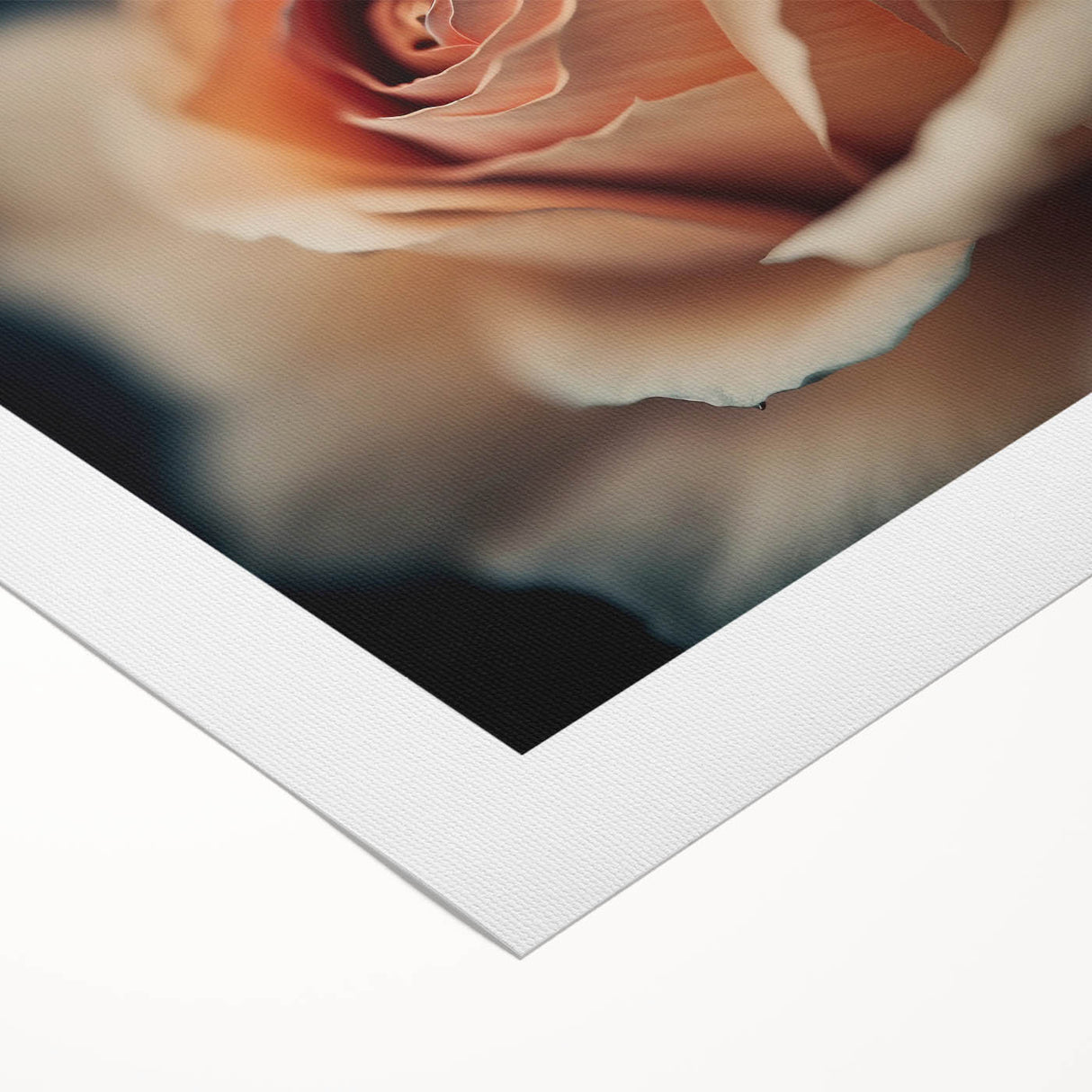 Vibrant abstract floral wall art on rolled canvas, showcasing bold colors and intricate patterns, perfect for modern home decor. Packaged securely for delivery.