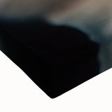 Close-up of vibrant abstract floral wall art on stretched canvas, showcasing intricate brush strokes and bold colors, perfect for modern decor enhancement.