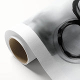 Minimalist Abstract Wall Art – Black and Gray Circular Brush Design