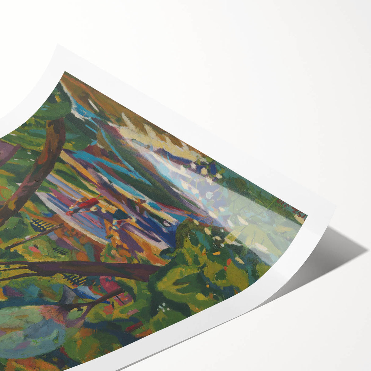 Expressionist Art - Kubínsky Stream by Arnold Weisz-Kubínčan