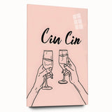 Large abstract wall art on acrylic, featuring swirling blue and green hues, suitable for bedroom or dining room decor.