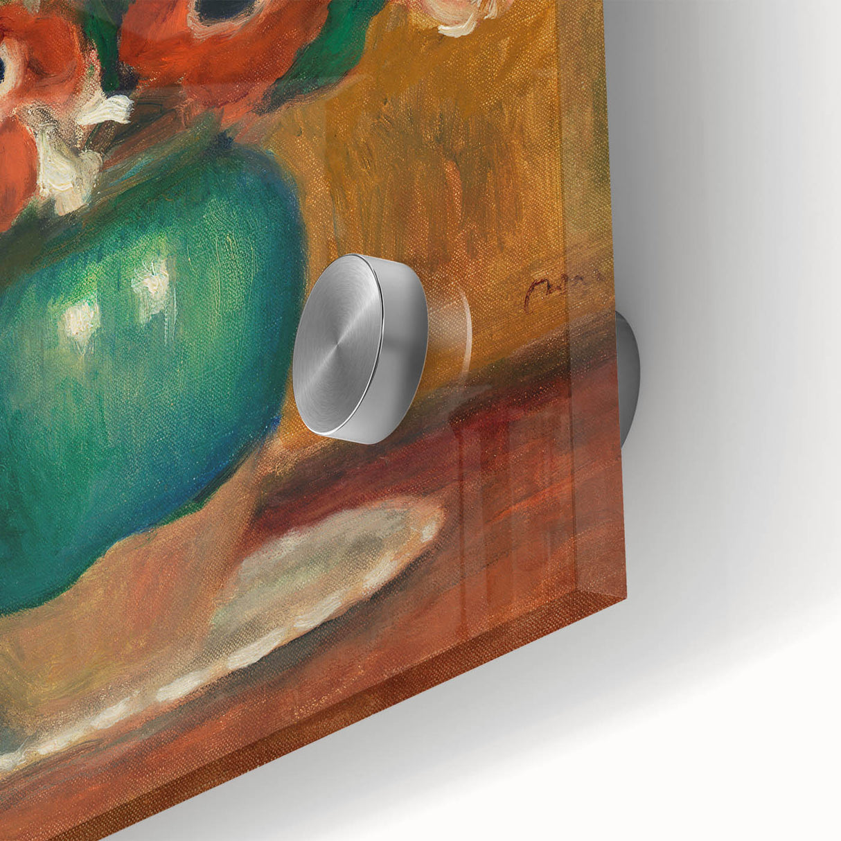 Impressionism Wall Art - Vibrant Floral Bouquet - Renoir Flower Vase Print
