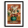 Impressionism Wall Art - Vibrant Floral Bouquet - Renoir Flower Vase Print
