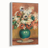 Impressionism Wall Art - Vibrant Floral Bouquet - Renoir Flower Vase Print