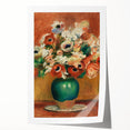 Impressionism Wall Art - Vibrant Floral Bouquet - Renoir Flower Vase Print