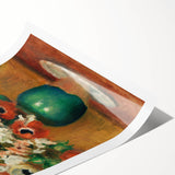 Impressionism Wall Art - Vibrant Floral Bouquet - Renoir Flower Vase Print