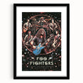 Foo Fighters Retro Wall Art - Vintage Cosmic Concert Poster