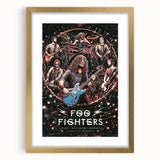 Foo Fighters Retro Wall Art - Vintage Cosmic Concert Poster