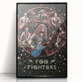 Foo Fighters Retro Wall Art - Vintage Cosmic Concert Poster