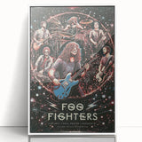Foo Fighters Retro Wall Art - Vintage Cosmic Concert Poster