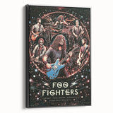 Foo Fighters Retro Wall Art - Vintage Cosmic Concert Poster