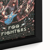 Foo Fighters Retro Wall Art - Vintage Cosmic Concert Poster