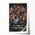 Foo Fighters Retro Wall Art - Vintage Cosmic Concert Poster