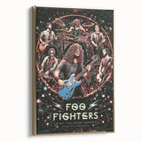 Foo Fighters Retro Wall Art - Vintage Cosmic Concert Poster
