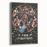 Foo Fighters Retro Wall Art - Vintage Cosmic Concert Poster