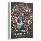 Foo Fighters Retro Wall Art - Vintage Cosmic Concert Poster
