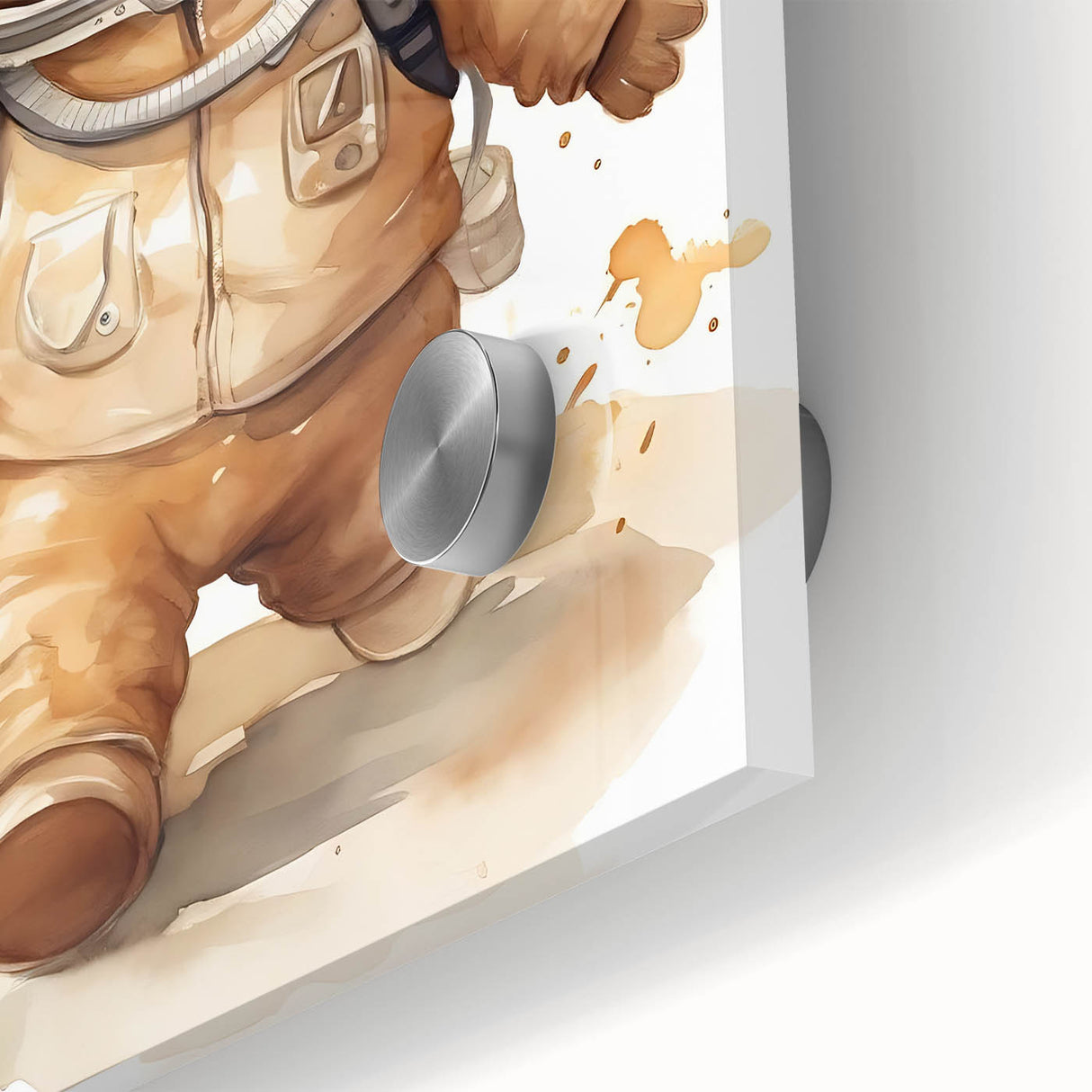 Astronaut Teddy - Boys Bedroom Art Kids Wall Art Prints