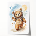 Astronaut Teddy - Boys Bedroom Art Kids Wall Art Prints