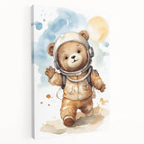 Astronaut Teddy - Boys Bedroom Art Kids Wall Art Prints