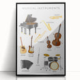 Musical Instruments Educational Wall Art - Kids' Learning Poster