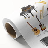 Musical Instruments Educational Wall Art - Kids' Learning Poster