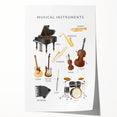Musical Instruments Educational Wall Art - Kids' Learning Poster
