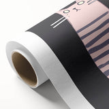 Minimalist Cat Illustration - Modern Kids Room Art